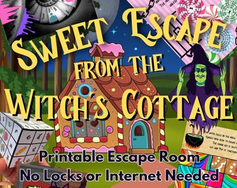 Witch’s Cottage Printable Escape Room — Ages 8+