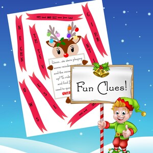 Save Santa Escape Room Game. Christmas Printable Party for image 4
