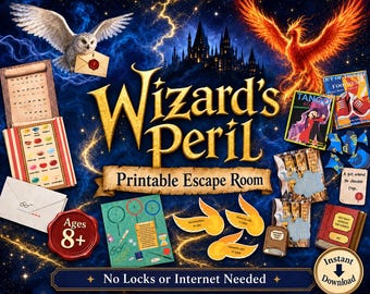 Wizard Printable Escape Room — Ages 8+