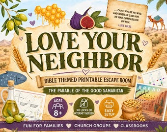 Good Samaritan Bible Printable Escape Room