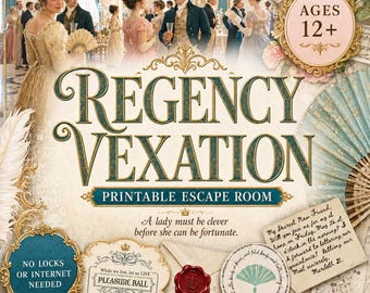 Regency Printable Escape Room — Ages 12+