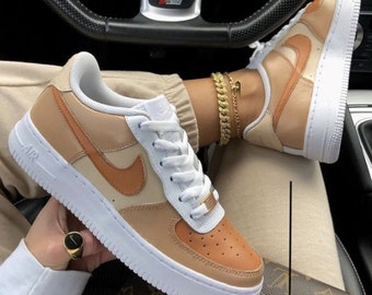 caramel nike air force
