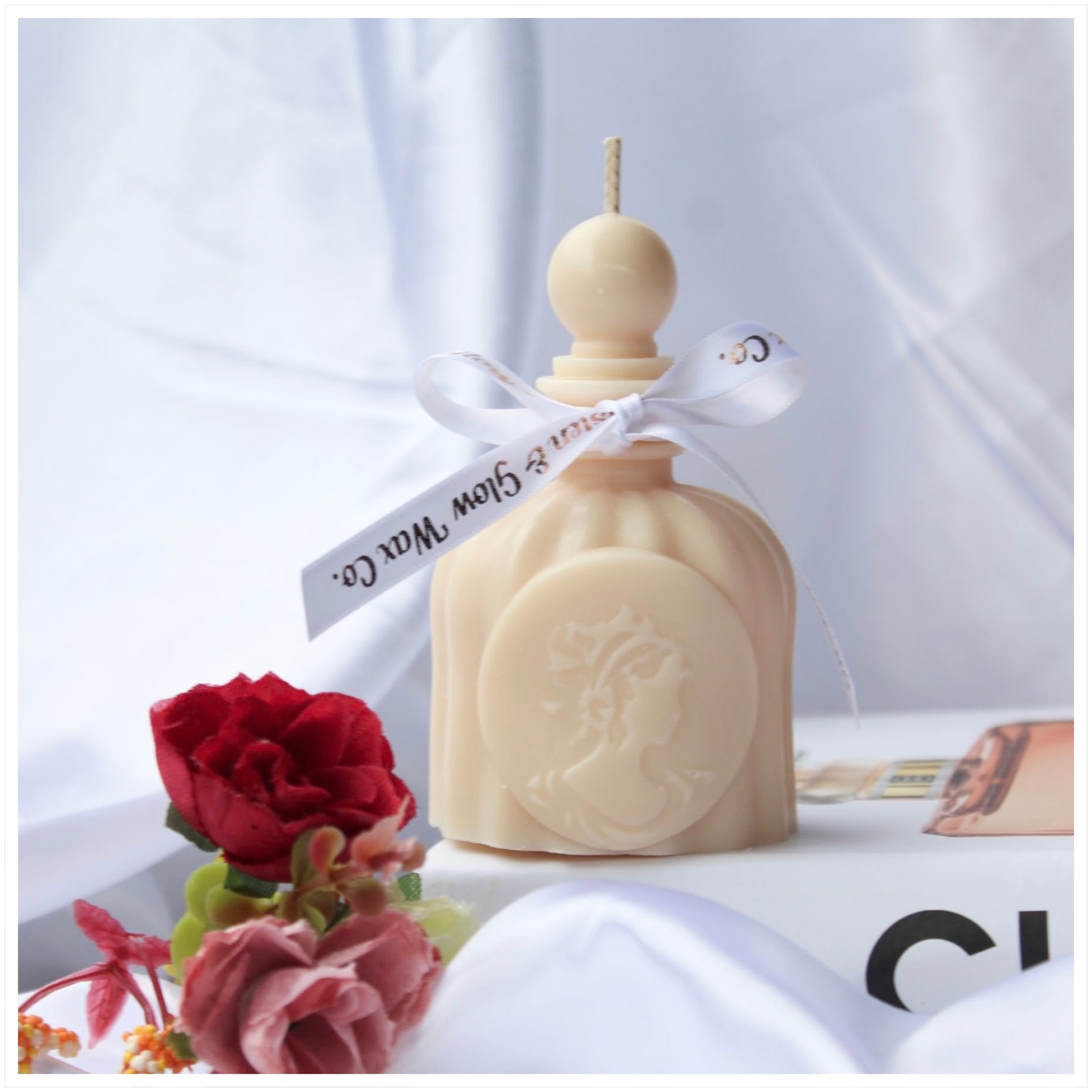 Perfume Bottle Candles vintage perfume candles luxury Etsy