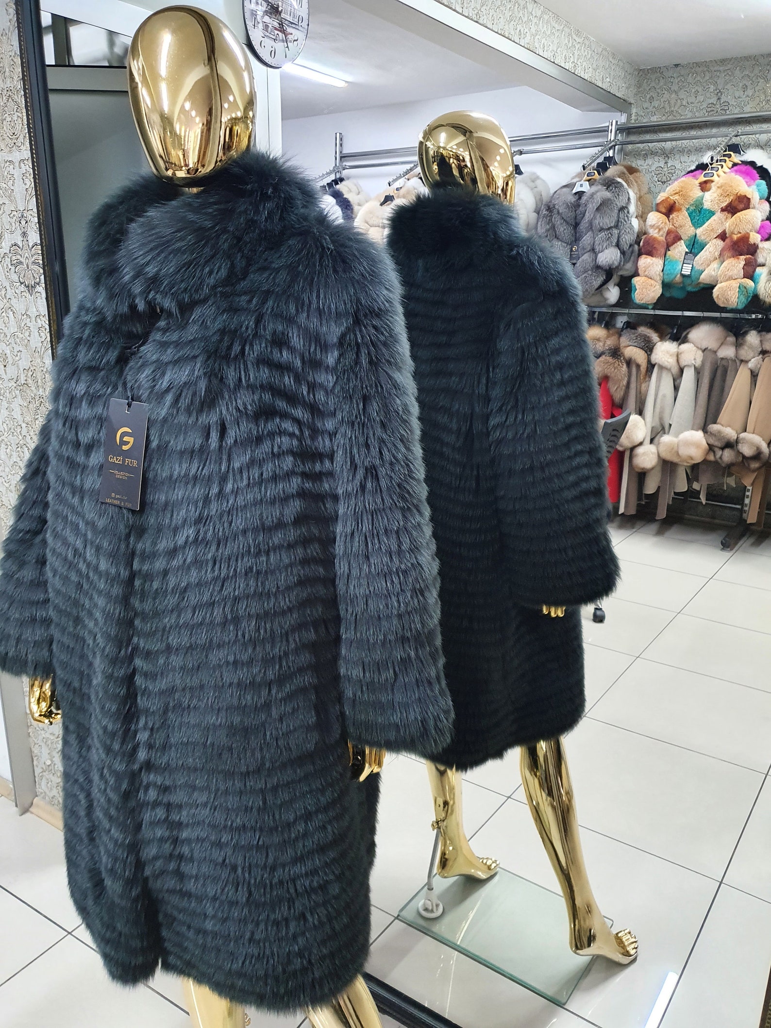 Distinctive Special Long Fox Jacket Genuine Original Fox - Etsy