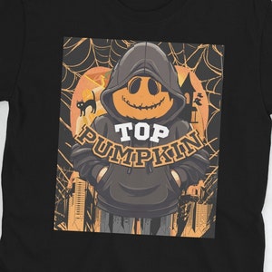 Top Pumpkin Halloween Short-Sleeve Unisex T-Shirt