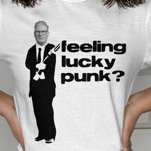 Starmer Punk T Shirt, Political Humor Tee, British Politician Gift, Funny Slogan T Shirt, Sarcastic Tee, Slogan Gift, Trendy Tee