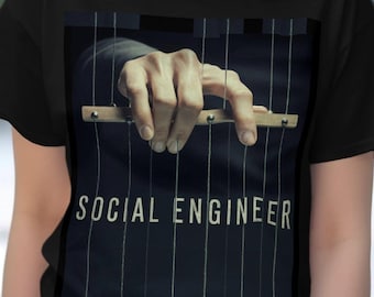Social Engineer T-Shirt, Hacker Tee, Cybersecurity Gift, Funny Tech Shirt, Geek Apparel, Programmer Humor, IT Professional Wear, Unique