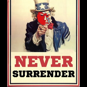 Trump Mugshot Never Surrender Short-Sleeve Unisex T-Shirt