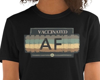 Camiseta unisex de manga corta AF vacunada