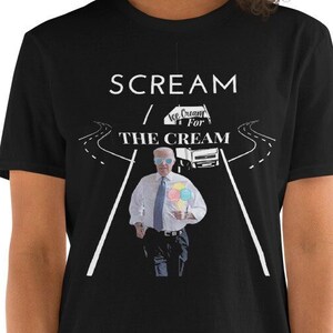 Biden Ice Cream Van Running Short-Sleeve Unisex T-Shirt