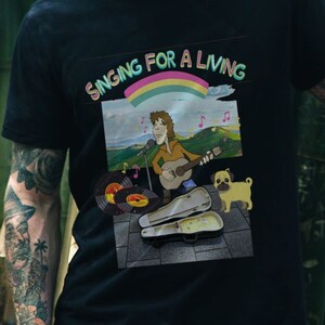 Busker Singing For A Living Short-Sleeve Unisex T-Shirt