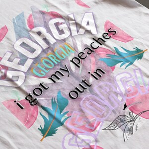 I Got My Peaches Out In Georgia Short-Sleeve Unisex T-Shirt