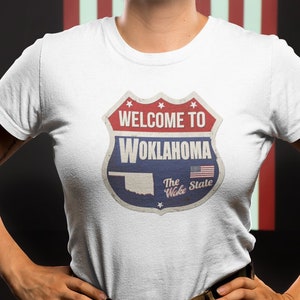 Woklahoma The Woke State Oklahoma Short-Sleeve Unisex T-Shirt