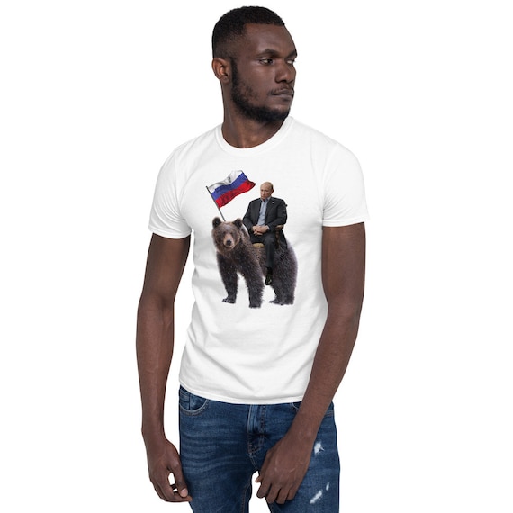 プーチン ロシアンベア 半袖 ユニセックス Tシャツ - Etsy 日本