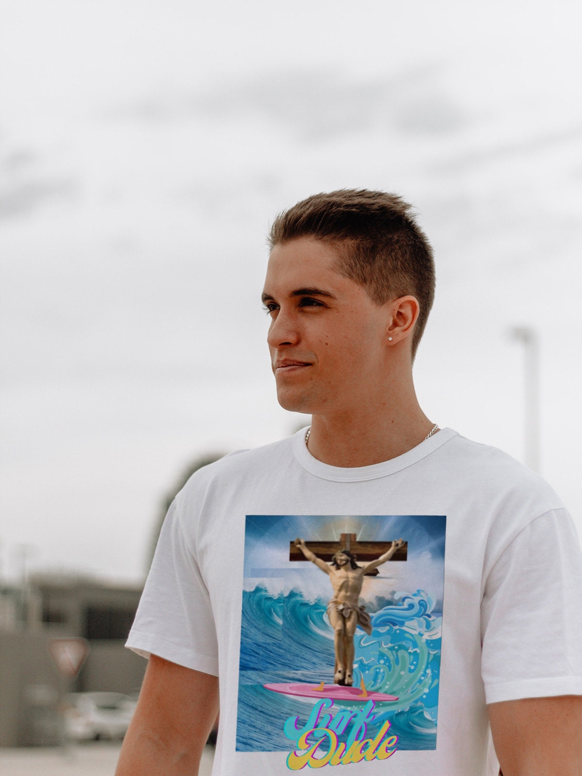 Jesus surfing shirt deals