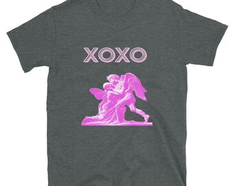 キスハグ キスハグ 半袖 ユニセックス Tシャツ - Etsy 日本