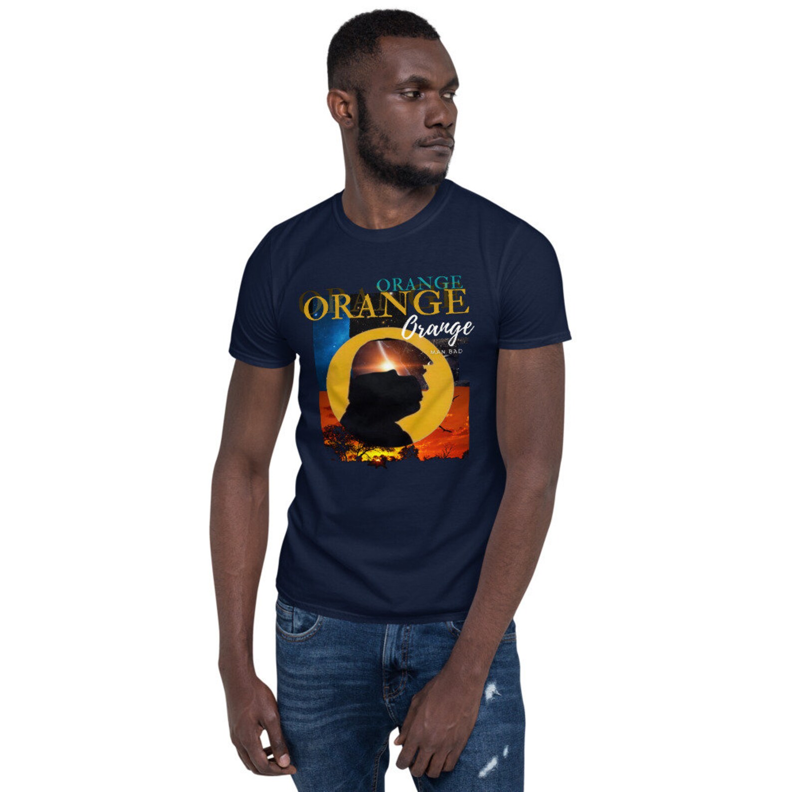 orange man bad shirt