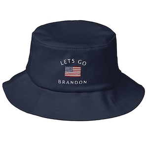Lets Go Brandon Old School Bucket Hat