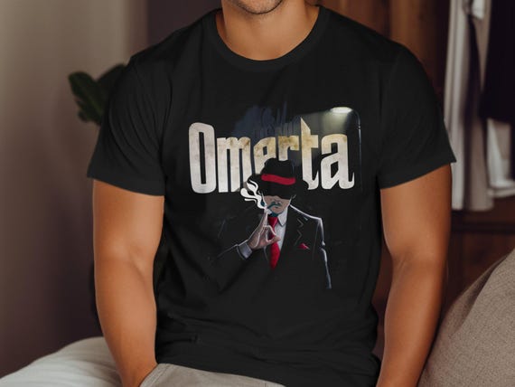 Omerta マフィア T シャツ、ギャング グラフィック T シャツ、マフィア