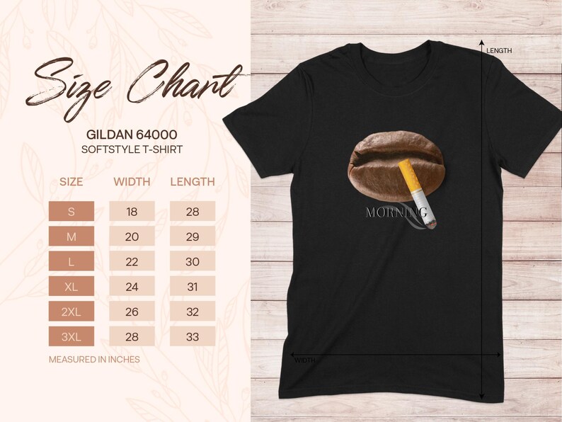 Camiseta para amantes del café, divertida camiseta para tomar café por la mañana, gráfico único de café y cigarrillo, camiseta informal unisex para entusiastas de la cafeína imagen 7