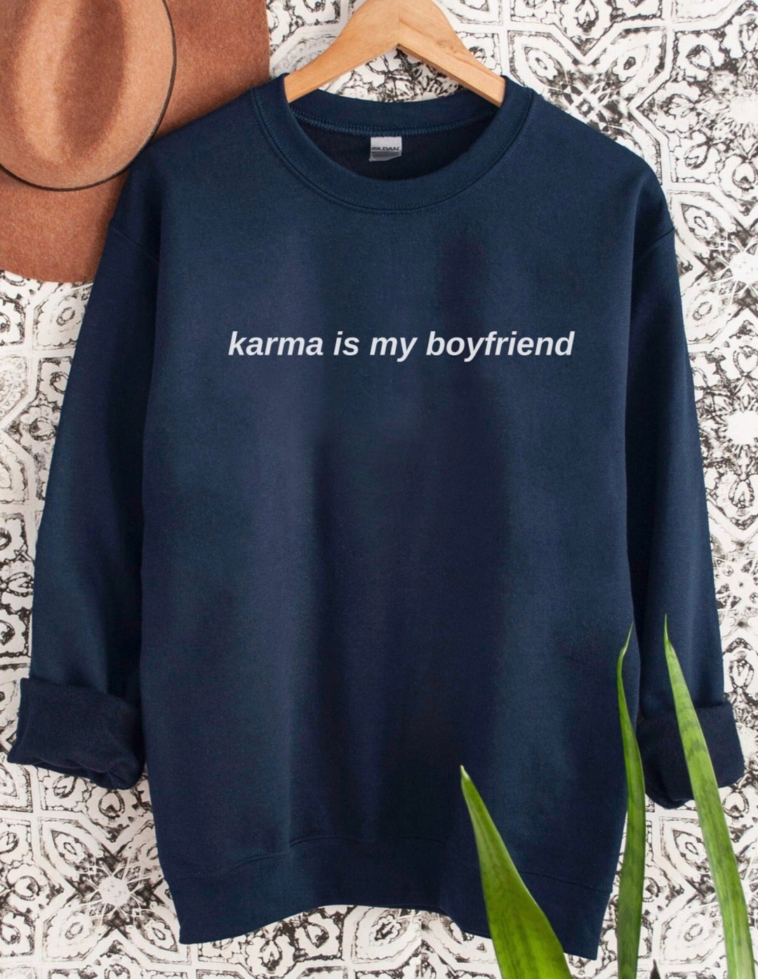 Karma is My Boyfriend Sweatshirt Midnights Album Taylor Swift