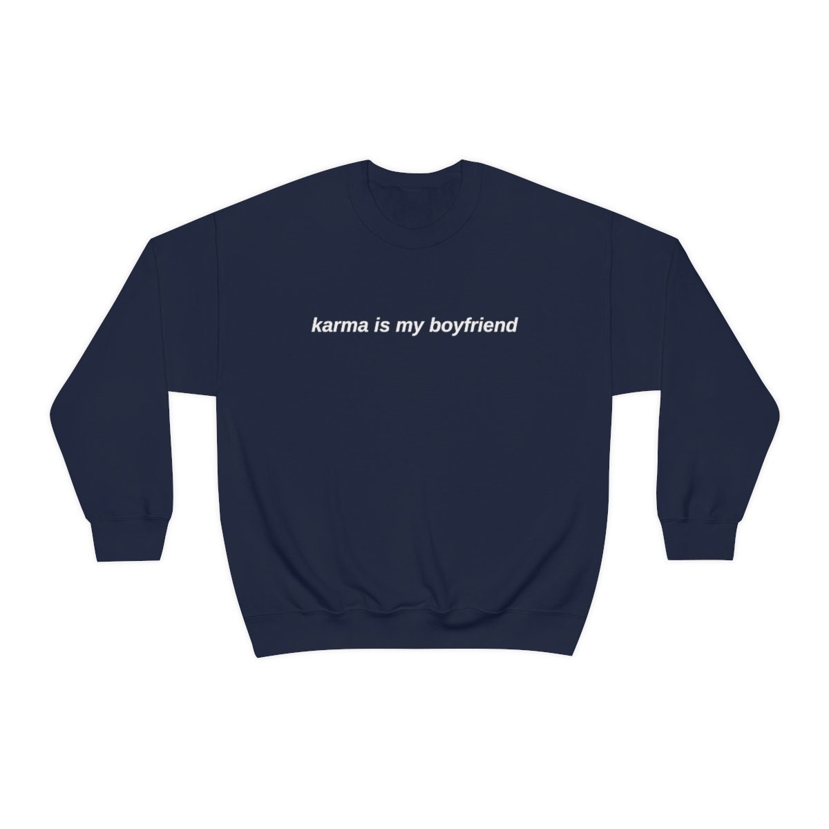 Karma is My Boyfriend Sweatshirt Midnights Album Taylor - Etsy