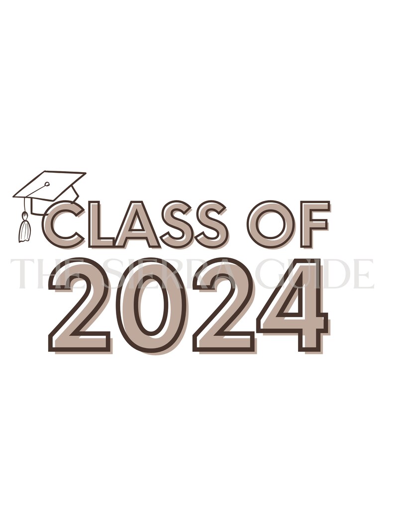 2024 Graduate, Class of 2024 SVG, Graduating, College Graduation, High