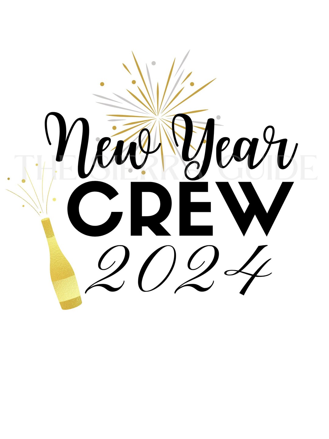 New Year Crew 2024 SVG, Happy New Year 2024 SVG, Instant Download