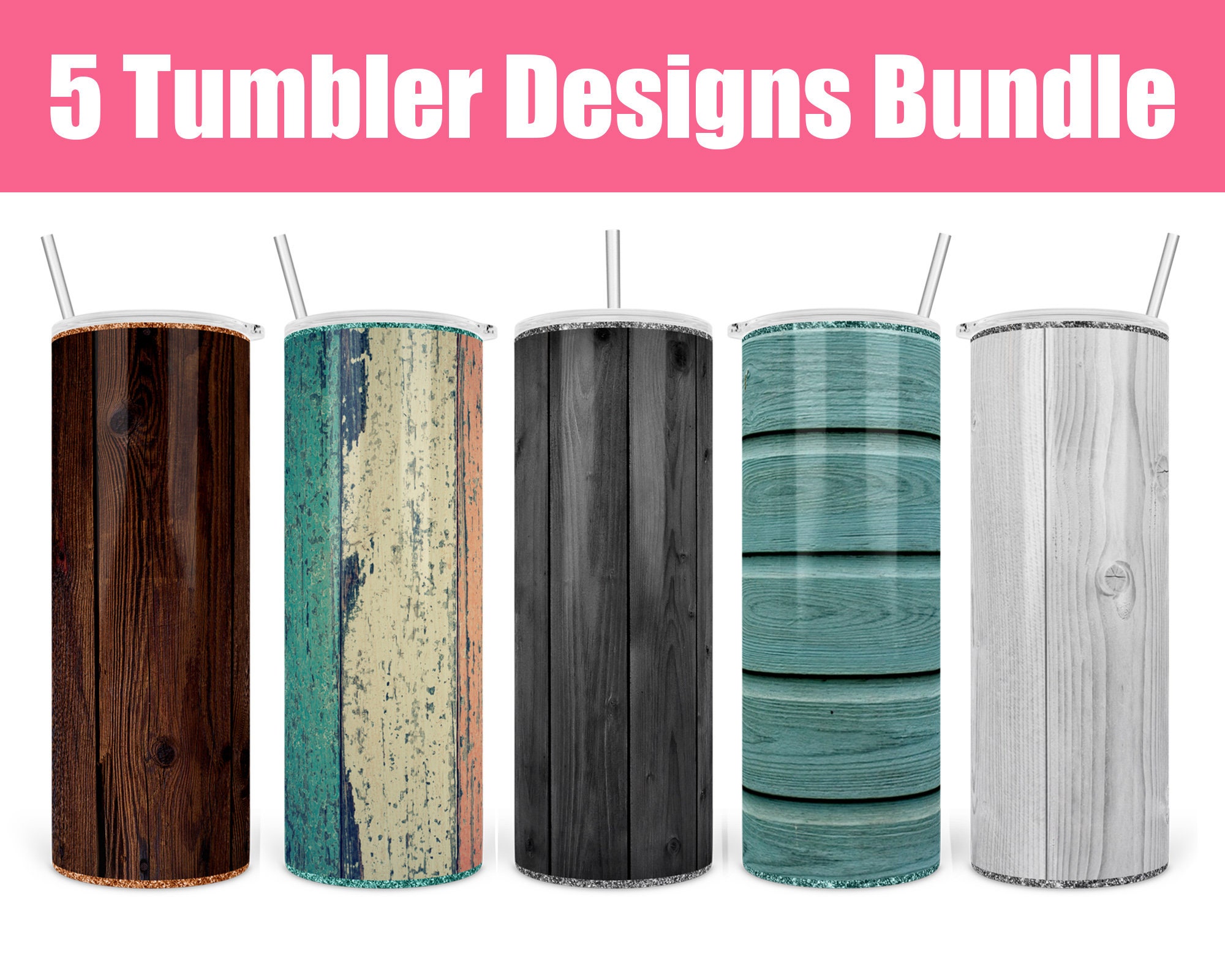 Download 20oz Skinny Tumbler Sublimation Designs Bundle 20 Ounce | Etsy