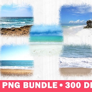 Ocean Beach Achtergrond Png Clipart Sublimatie Digitaal Ontwerp Download Bundel Zomer Strand Landschap Backsplash Vakantie Golf Sky Scene Lake