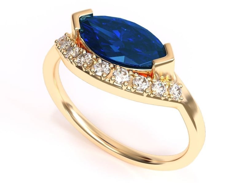 wedding Gift Gemstone Ring, Designer Ring 925 Silver Ring Marquise Shaped Gems Ring Gift for Her Exclusive Ring London Bt Gems Ring