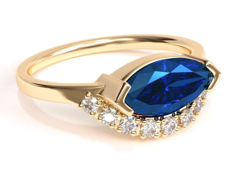 wedding Gift Gemstone Ring, Designer Ring 925 Silver Ring Marquise Shaped Gems Ring Gift for Her Exclusive Ring London Bt Gems Ring