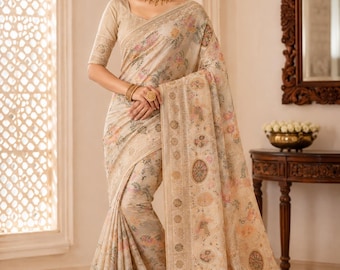 Banarasi khadi silk Saree: Meenakari Zari Handloom Wedding Festival