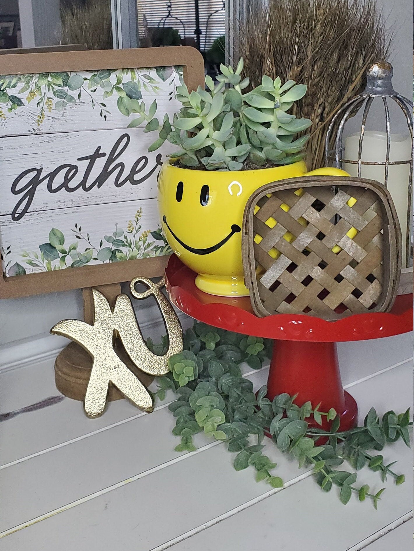 Mini Tobacco Baskets Coffee Brown Stain Set of 5 Etsy