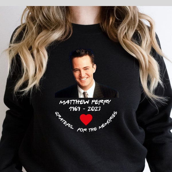 The One Where We Lost A Friend Sweats - RIP Matthew Perry Hoodie - Gift For Friends Lover - Friends Trending Unisex Hoodie