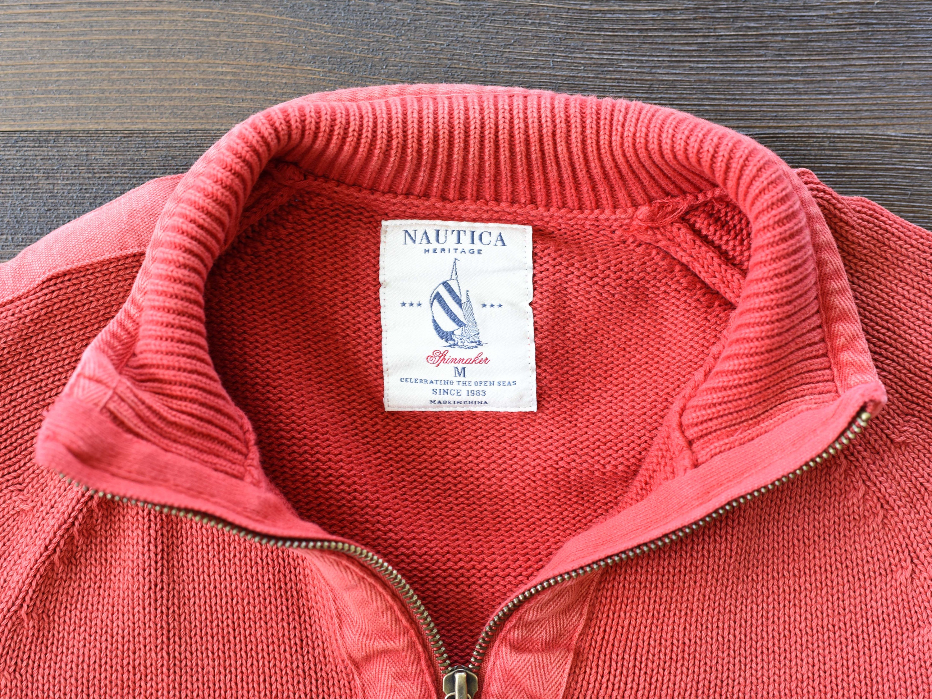 Vintage Nautica Spinnaker Knit Jacket 