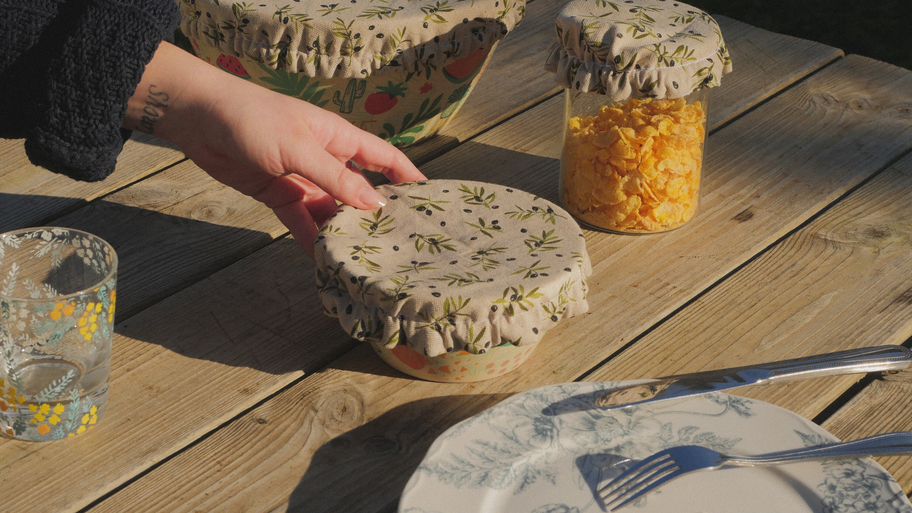 Charlotte Couvre Plat Lavable | Charlotte à Recouvre Bol Fait La Main en France