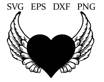 Heart, Love wings, Valentine