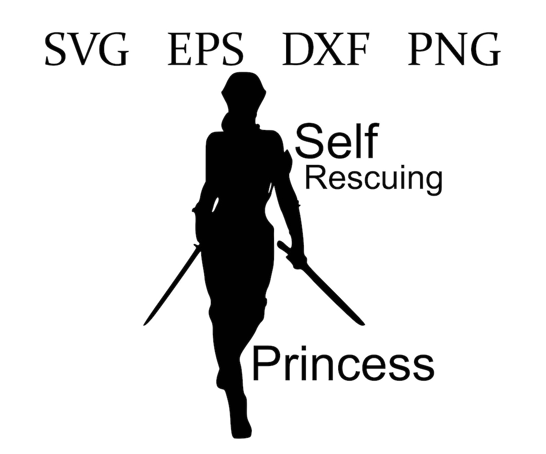 Self Rescuing Princess, Princess, Girl - Etsy