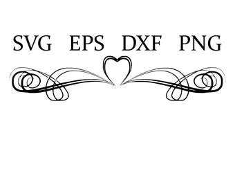 Heart banner, valentine's day banner, love