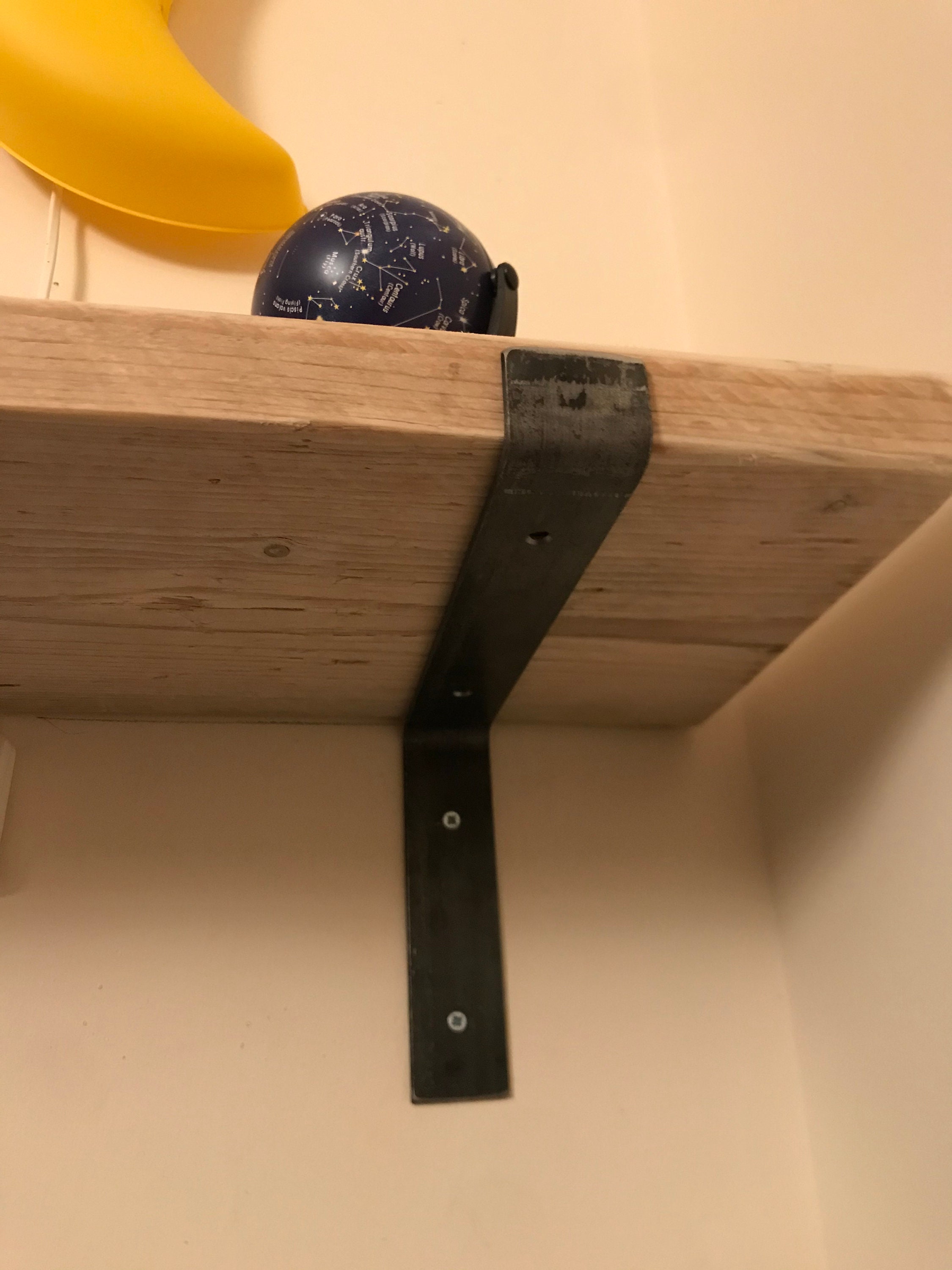 Soportes de estante rústicos para estantes de placas de | Etsy