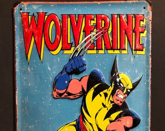 Wolverine  comics metal tin sign reproductions for business