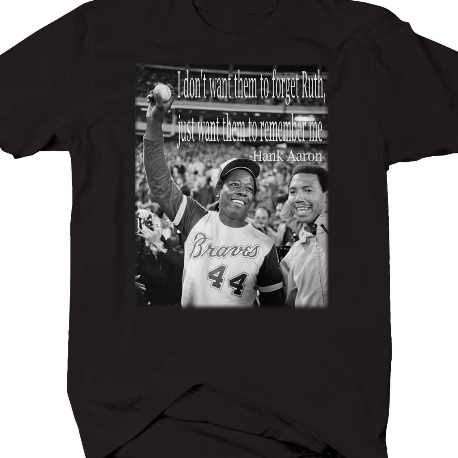 Hank Aaron Baseball Sports Quote RIP shirt Hank Aaron Shirt | Etsy