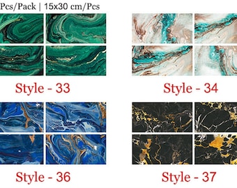 Tile Sticker Vinyl Decal for Kitchen Bathroom Backsplash Floor Decals,Self Adhesive Tile Decal,Marble Wall Stickers,Waterproof Peel&Stick