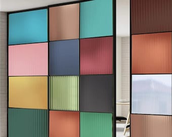 Pellicola per finestre a strisce, adesivo decorativo per vetri, protezione UV, privacy opaca, non adesiva, pellicola in vinile smerigliato per finestre, ufficio, casa