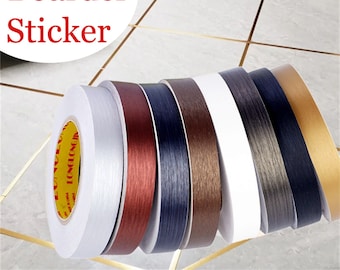 Bordo decorativo autoadesivo in PVC per carta da parati, modanatura e rifinitura, pellicola adesiva in vinile per bordi murali, piastrelle, cornici e specchi.