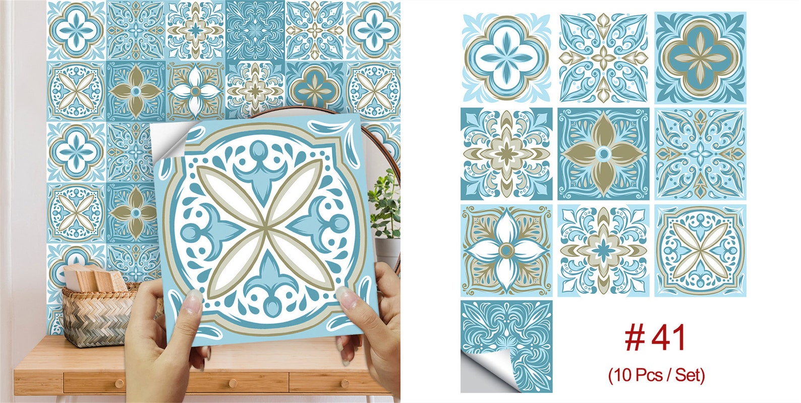 Tile Sticker Vinyl Decal for Kitchen Bathroom Backsplash Floor - Etsy