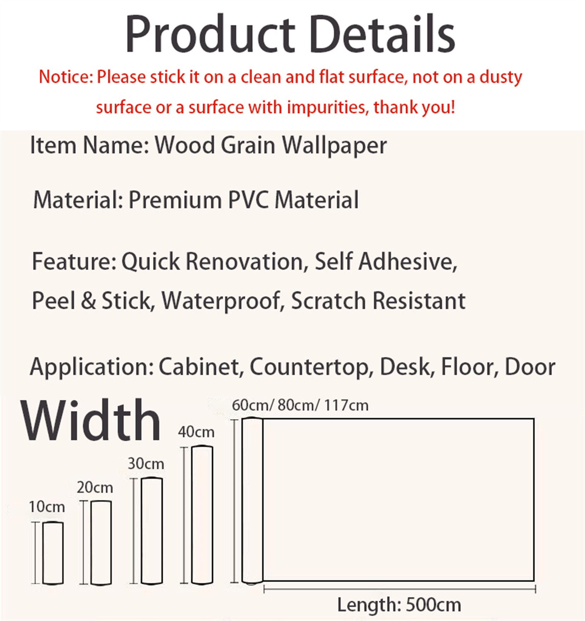 Wood Grain Wallpaper,peel and Stick Wallpaper,removable Wall Decor,self ...