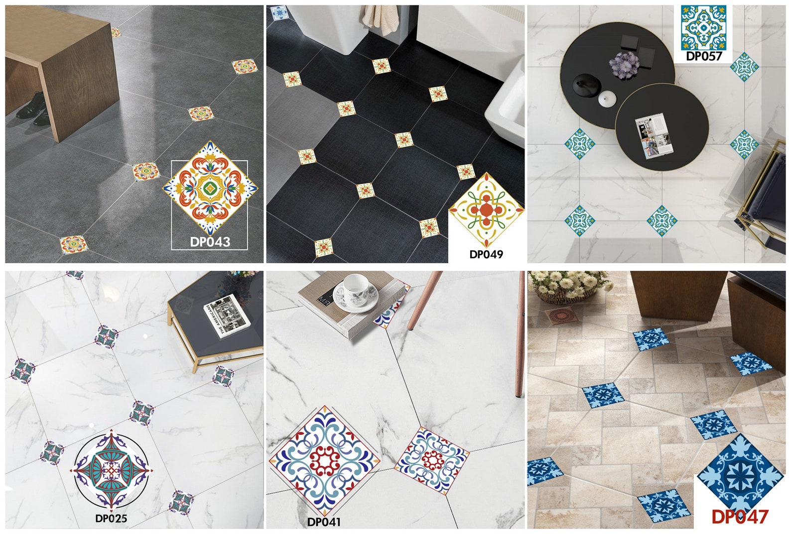 Tile Sticker Vinyl Decal for Kitchen Bathroom Backsplash Floor | Etsy