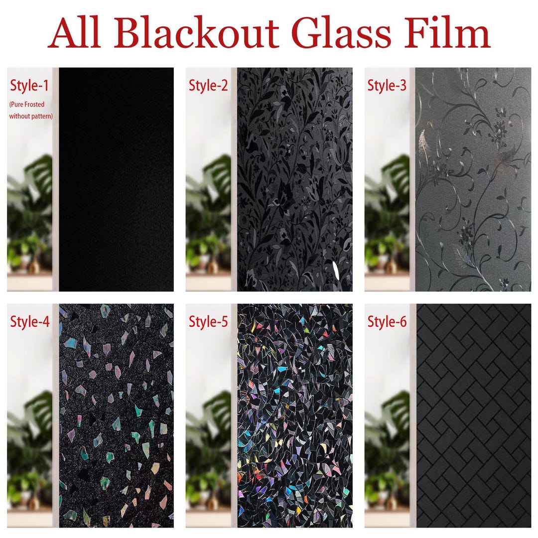 Powder Back Window Sticker Window Privacy Film Peel & Stick Window Vinyl Sticker,frosted Privacy ...